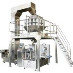 Automatic pre-made bag taking packing sealing carton filling line for nuts candy pet food