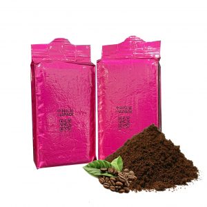 Automatic brick vacuum bag packaging machine for 250gram coffee powder